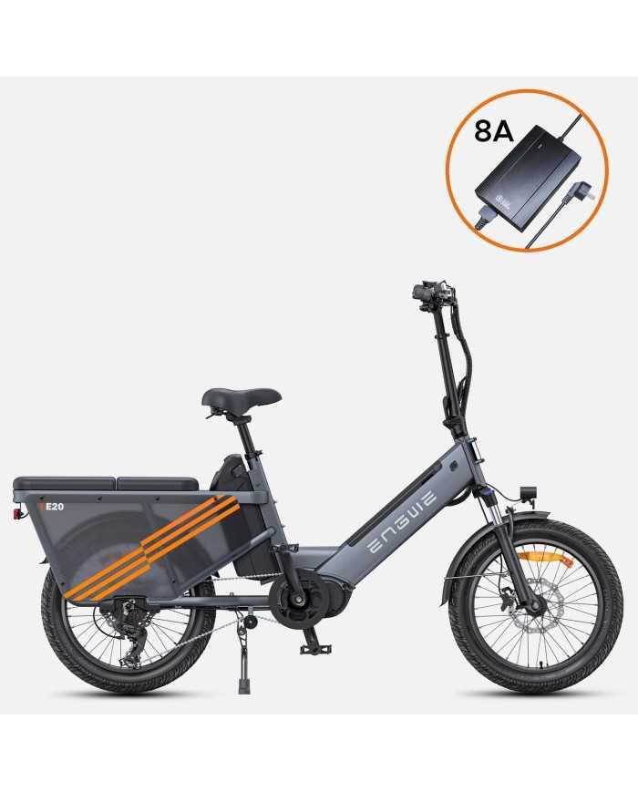 ENGWE LE20 | Cargador rápido 8A + Doble batería hasta 350 km 2/7