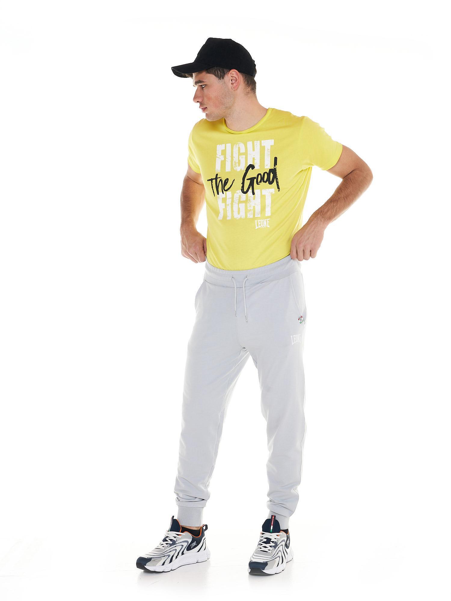 Leone Basic heren sportbroek met manchetten 3/8