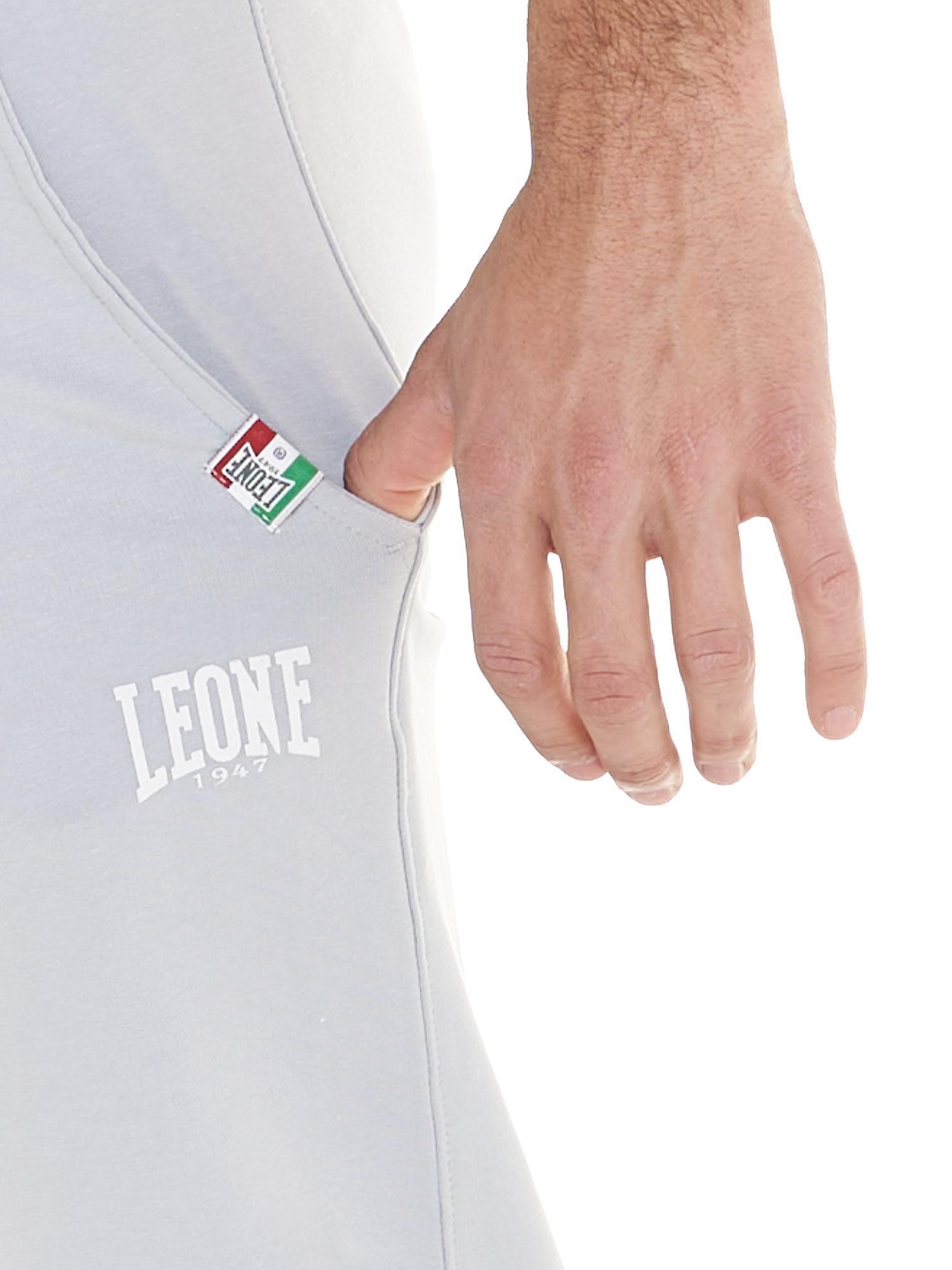 Leone Basic heren sportbroek met manchetten 5/8