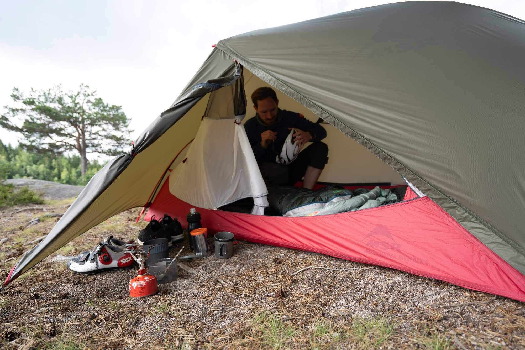 MSR Hubba Hubba BikePack 2 - Bikepacking Tent - Green 7/7