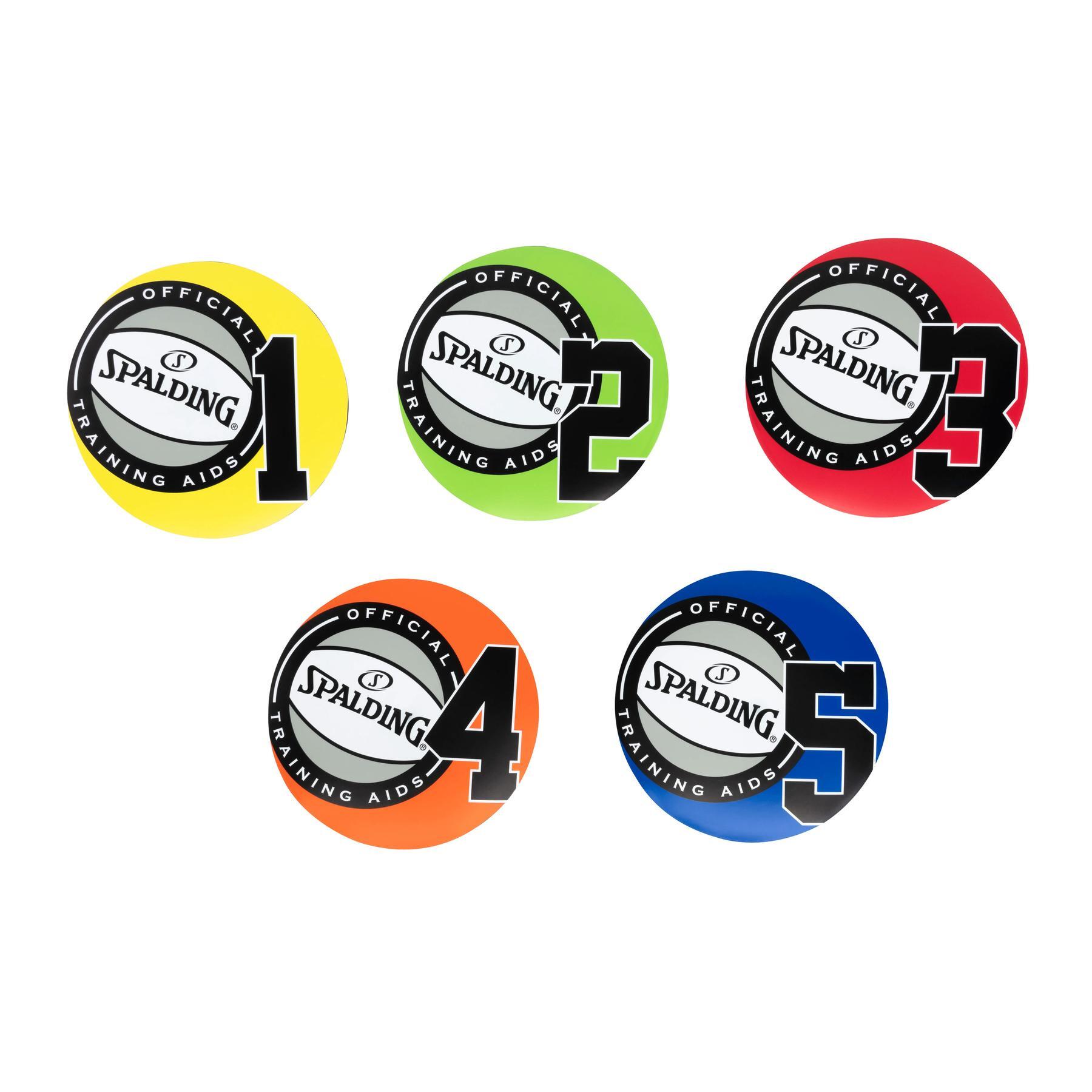 Cible de tir en caoutchouc Spalding (x5) 1/3