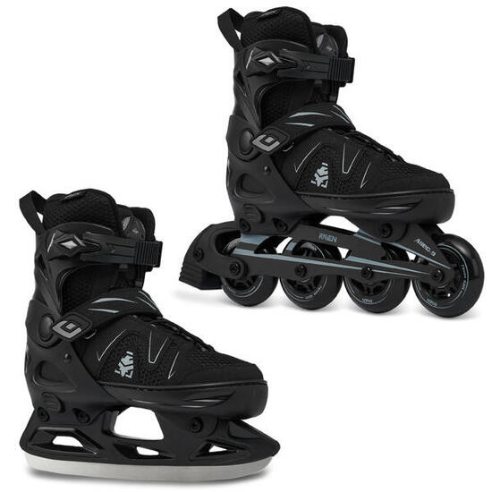 Patines Hockey Patines 2en1 Pulse PRO FitGo Negro