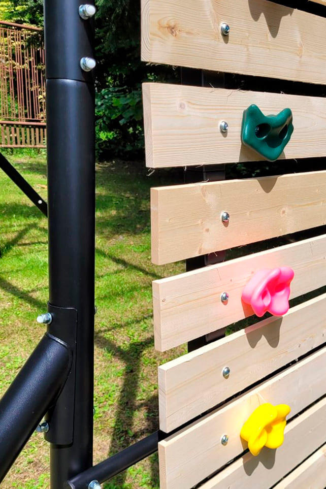 Outdoor Klettergerüst Für Den Garten Mit Kletterwand 7/7