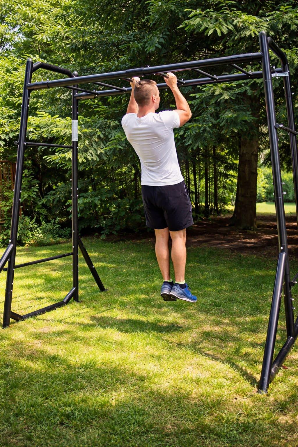 Outdoor Klettergerüst Für Den Garten Mit Kletterwand 6/7