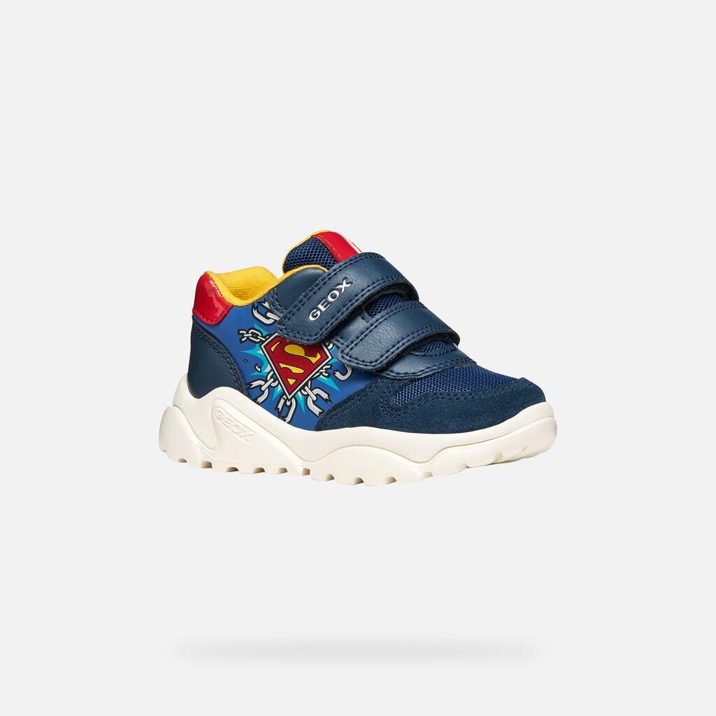 Baskets Bébé Garçon B CIUFCIUF BOY Bleu Marine Clair/Rouge 4/7