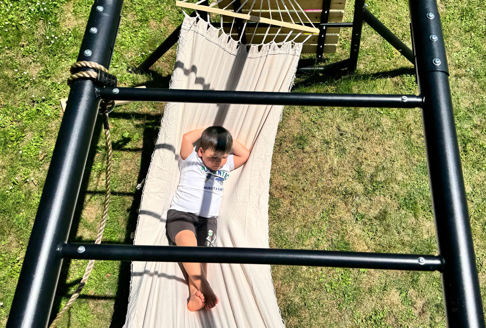 Structure d’escalade extérieure – Gym et barres de gymnastique pour jardin 4/7