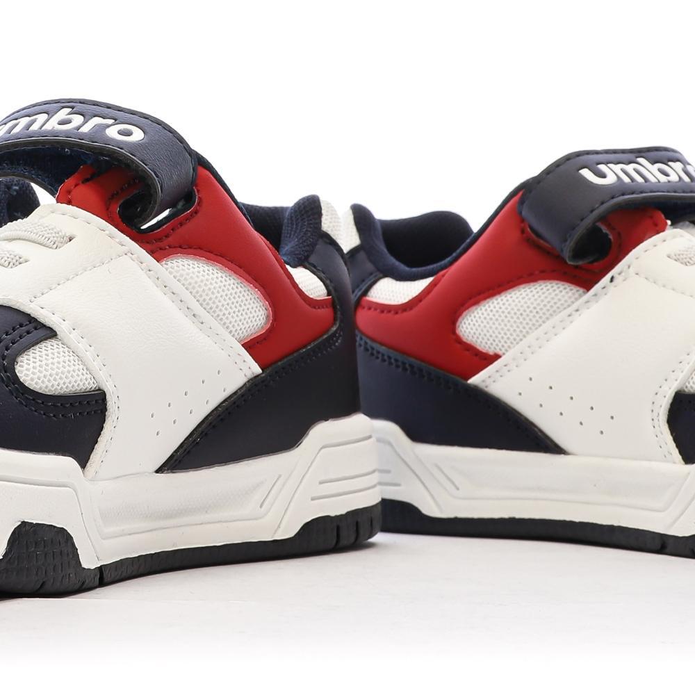 Zapatillas Umbro Travys para Niño Blancas, Rojas y Azul Marino 7/7