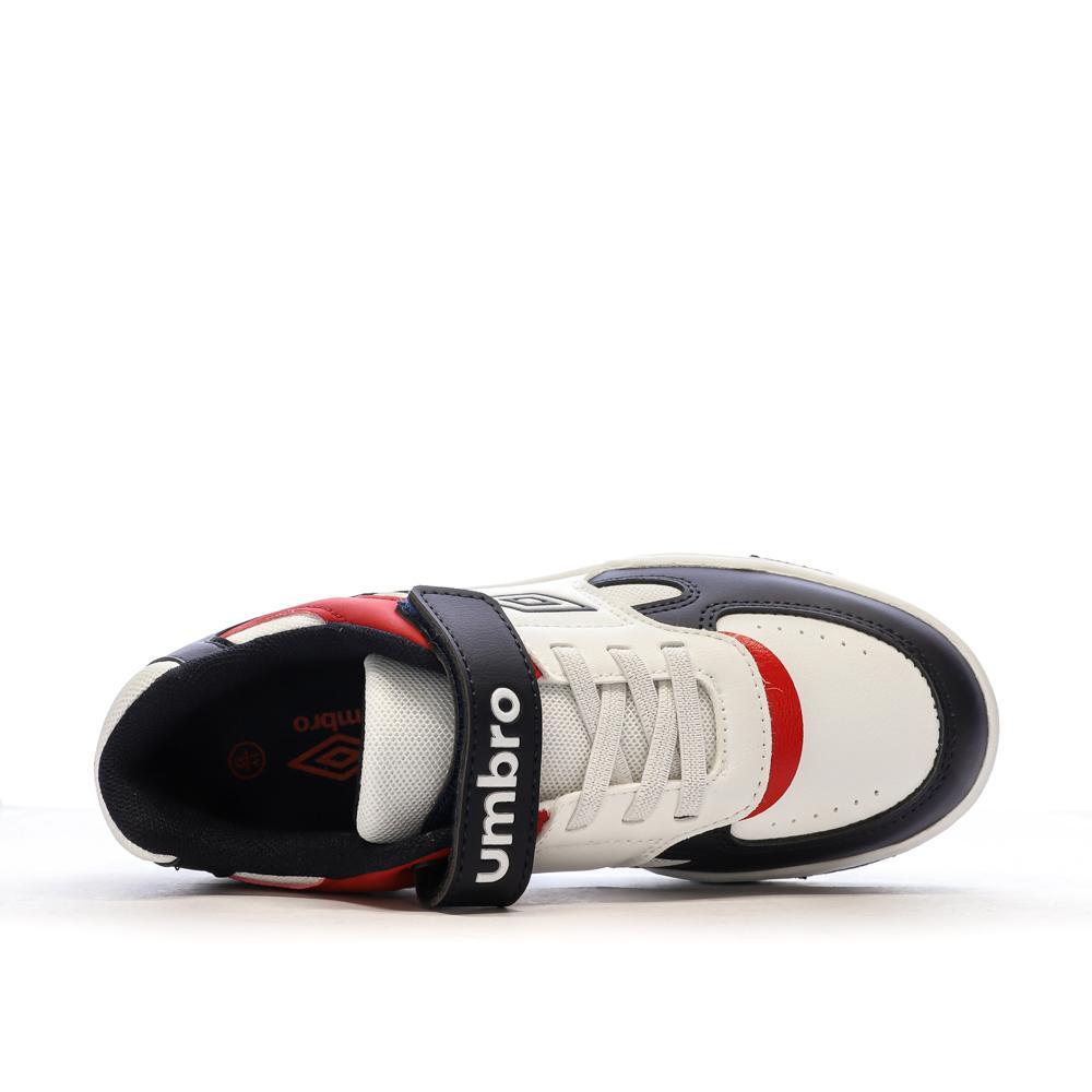 Zapatillas Umbro Travys para Niño Blancas, Rojas y Azul Marino 4/7
