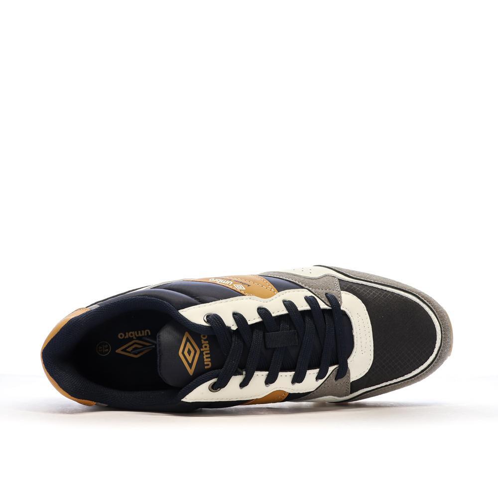 Umbro Herren Sneaker Weiß/Marine/Camel 973590 4/7