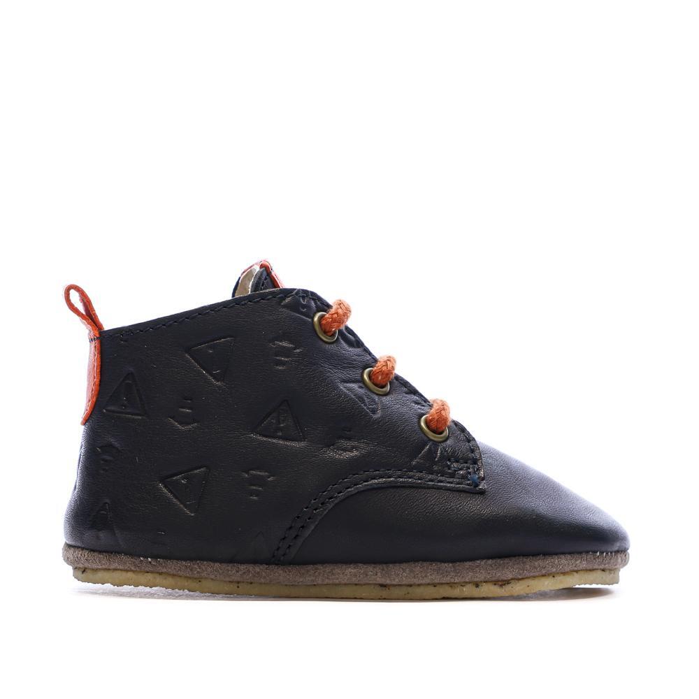 Chaussons Marines/Rouges Garçon Aster Layas 2/7