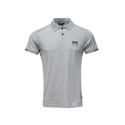 Hungaria jeki grijs polo shirt voor heren