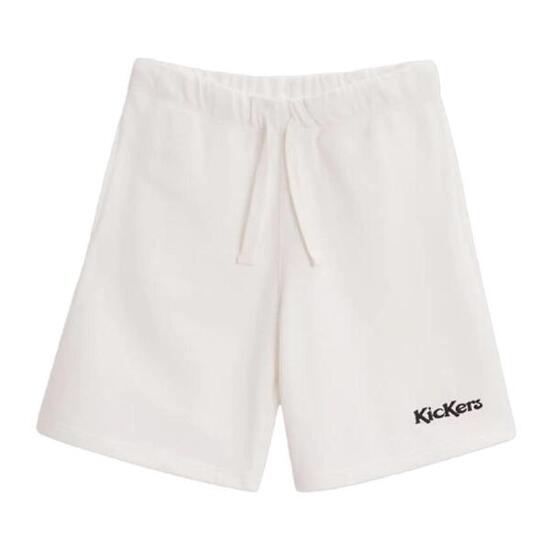 Pantalones Cortos de Felpa Blancos para Hombre Kickers