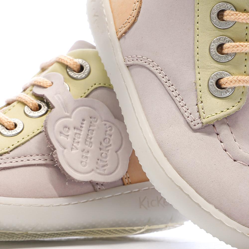 Baskets Rose Fille Kickers Kickiconic 7/7