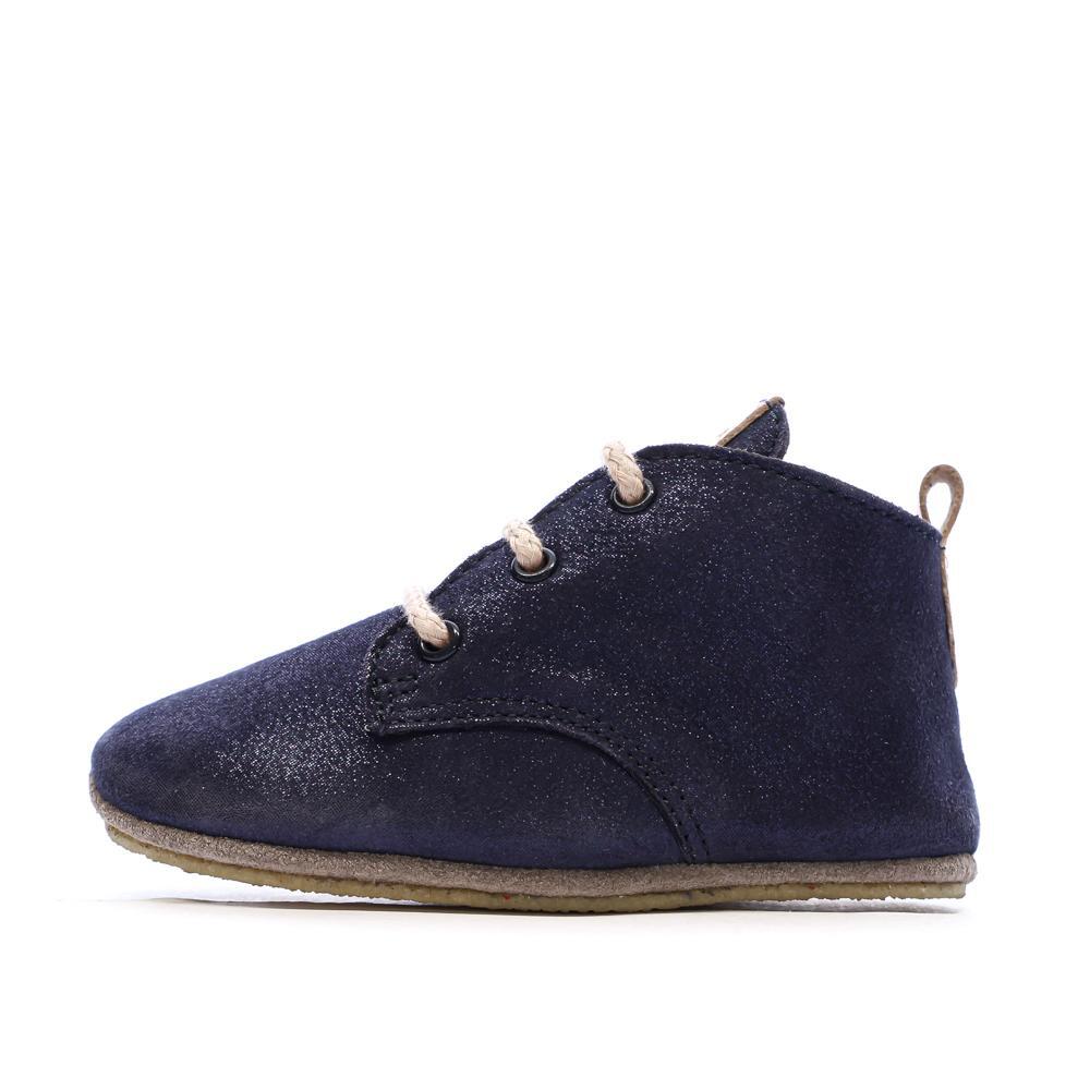 Aster Layas Boys' Navy Metallic Slippers