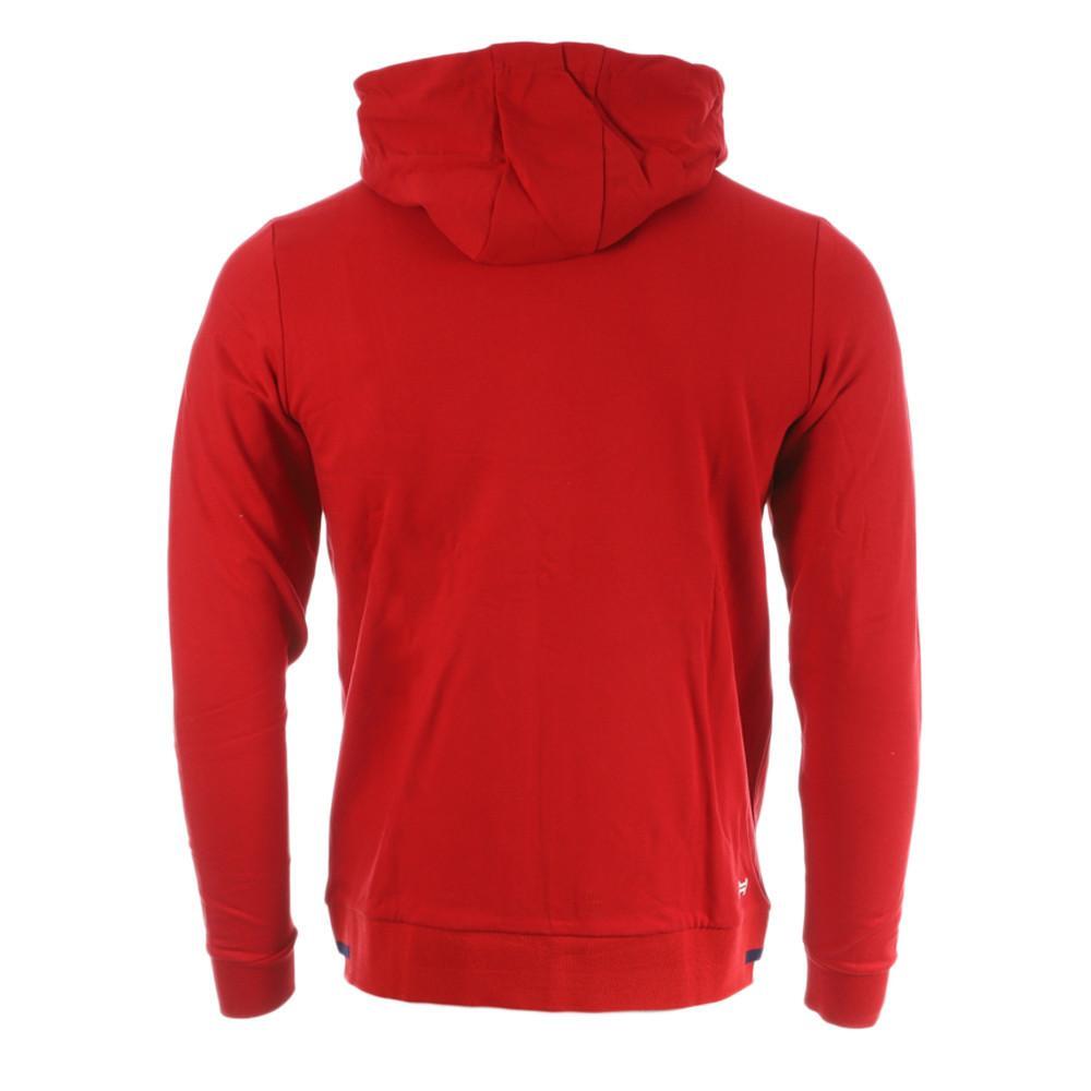 Hungaria Ebeko Herren Kapuzenpullover Rot mit Reißverschluss 2/2