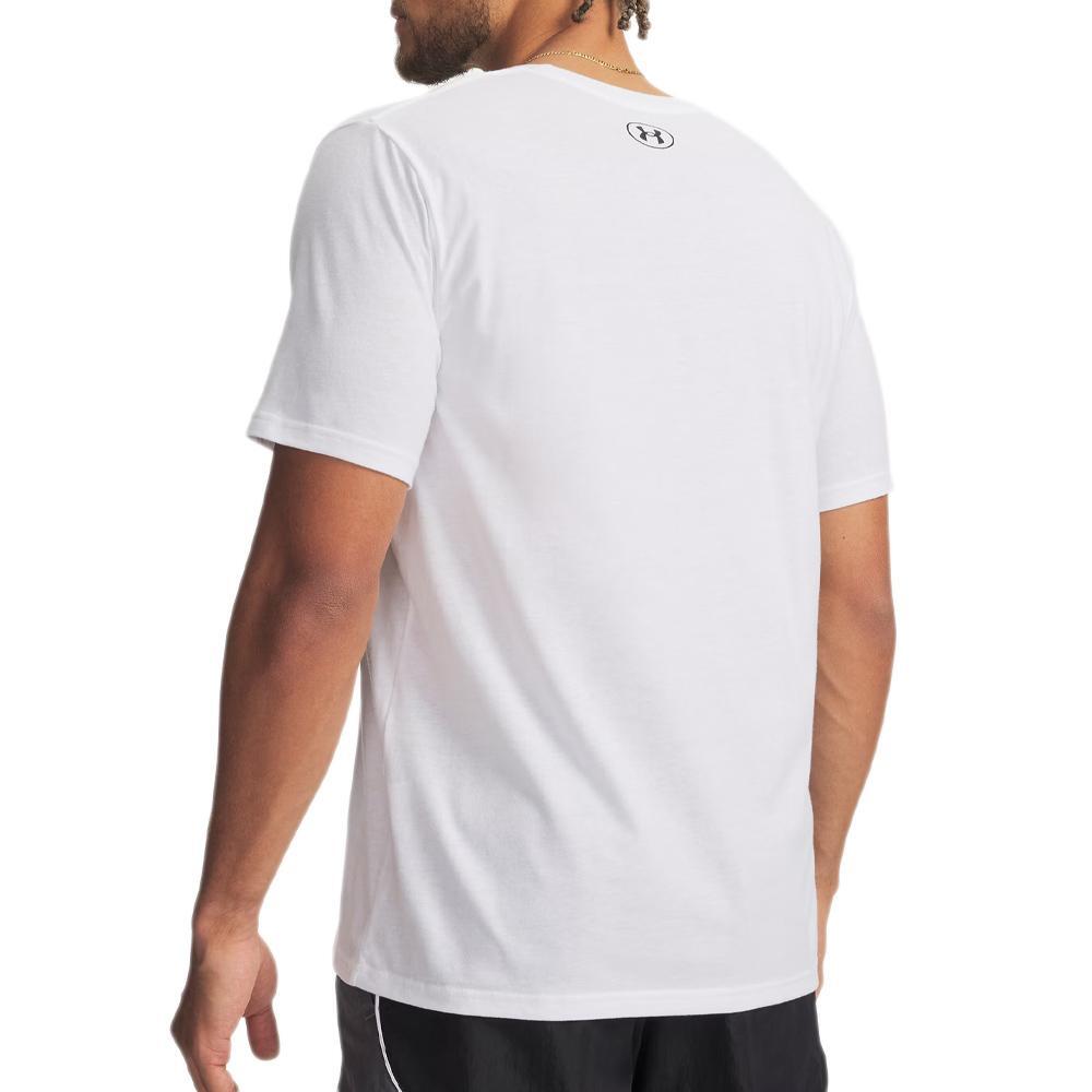 T-shirt Blanc Foncé Homme Under Armour Camo Chest Stripe 2/2