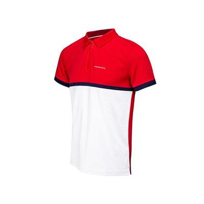 Hungaria pacaya polo voor heren - marine/wit
