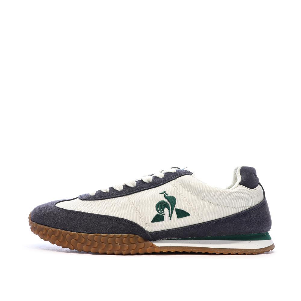 blanco algodón / azul / beige