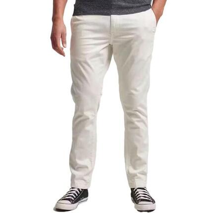 Pantalon Chino Blanc Homme Superdry Officers