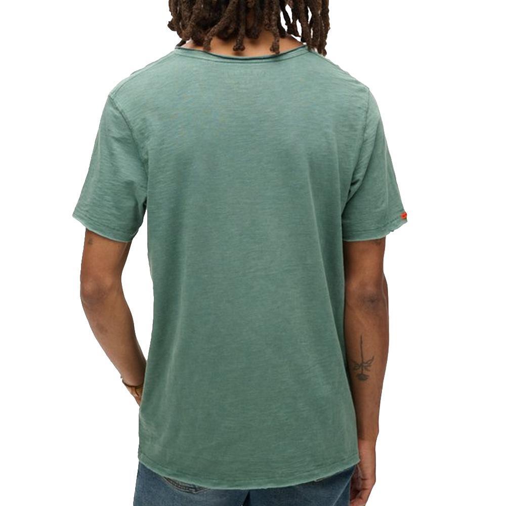 Camiseta Verde de Hombre Superdry Raw 3/3