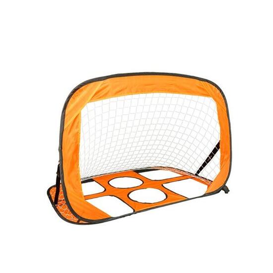 MASTER Pop-Up-Fußballtor 118 x 80 x 80 cm mit Trainingslöchern