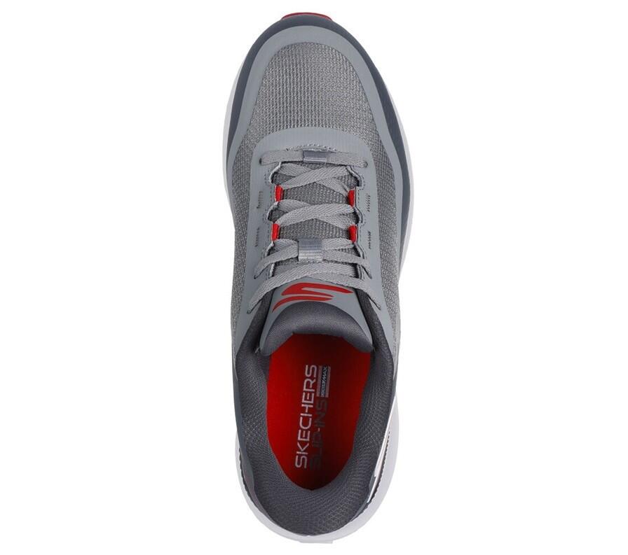 Skechers Go Golf Flight Golfscholen voor heren, met elastische sluiting, grijs 2/3
