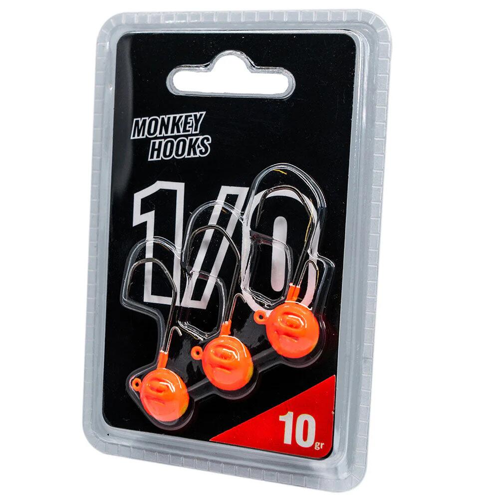 Bleikopf - Monkey Lures - Monkey Hooks (1/0) (3g, Orange - Yellow) 1/1