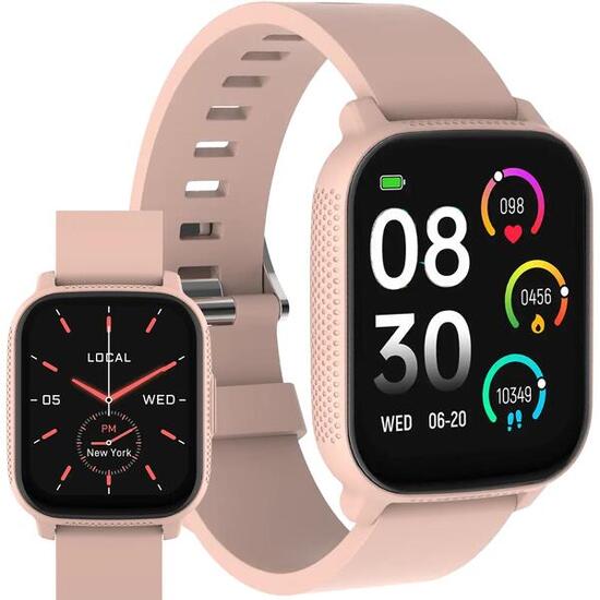 Smartwatch - 130+ sportmodi - Hartslagmeter - Saturatiemeter - SWC184RO
