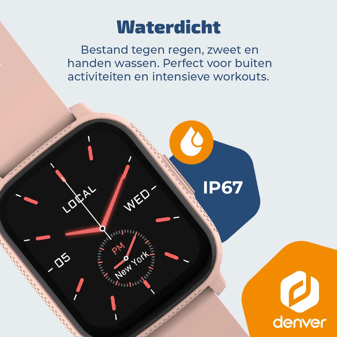 Smartwatch - 130+ sportmodi - Hartslagmeter - Saturatiemeter - SWC184RO 6/7