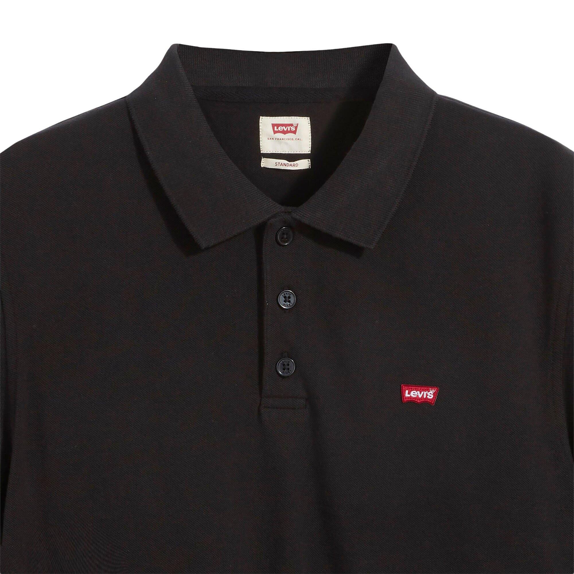 Polo Negro Levis Housemark Mineral Black Versátil, Elegante y Holgado 4/5