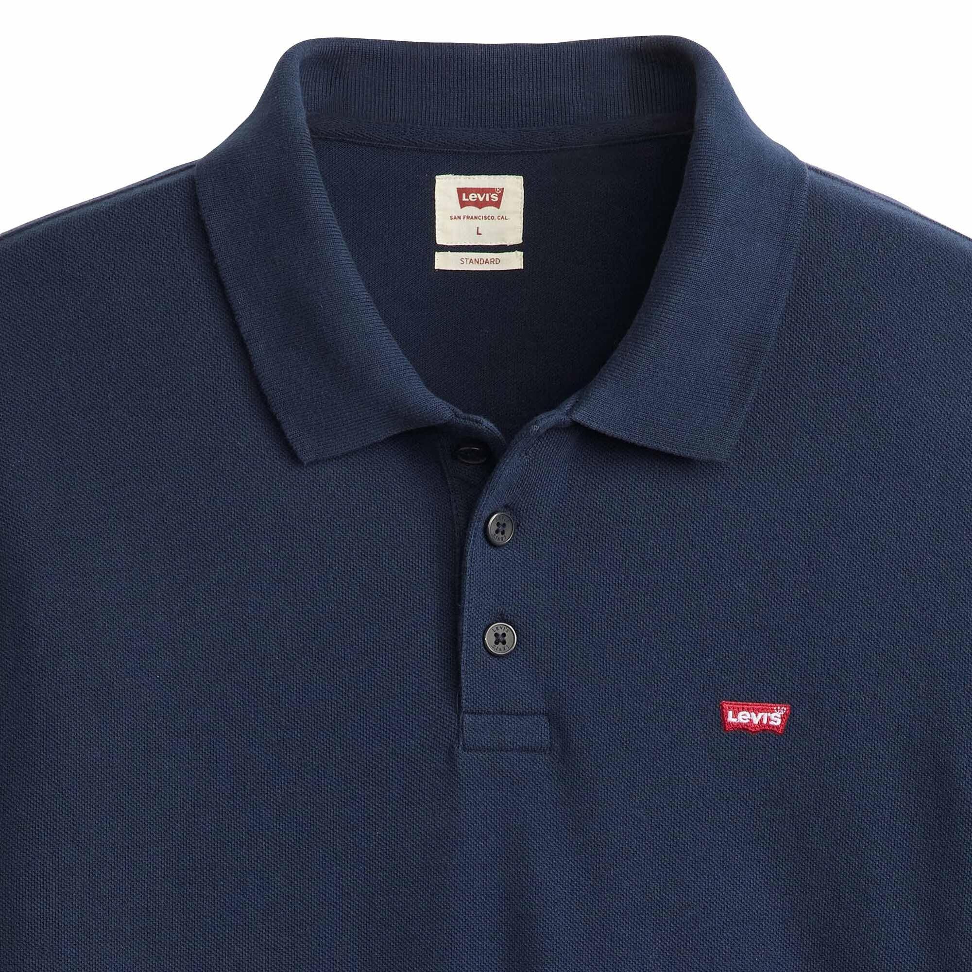 T-shirt pour homme Levis Polo petit logo Bleu. 4/5