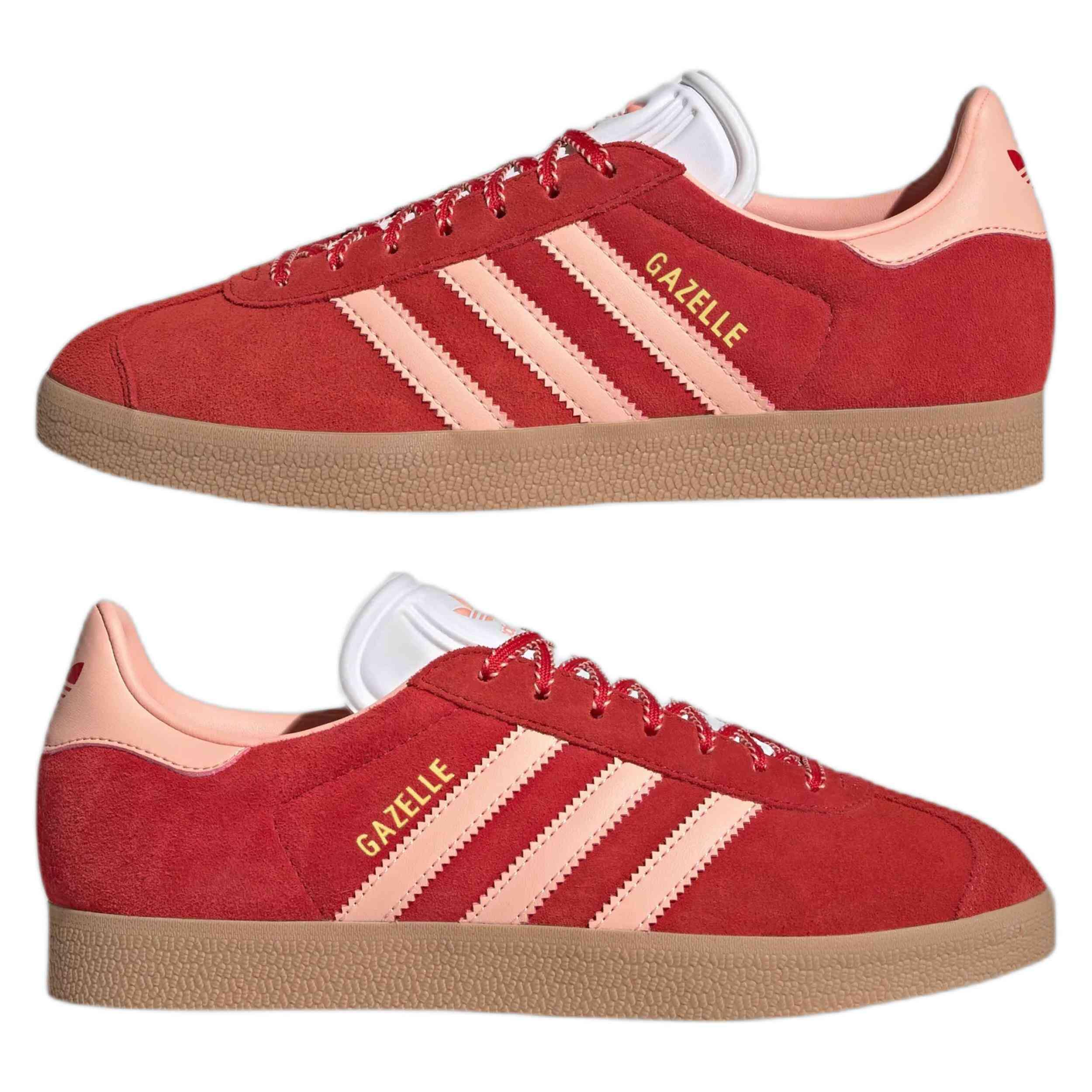 Zapatillas Mujer Adidas Gazelle Rojo 5/5