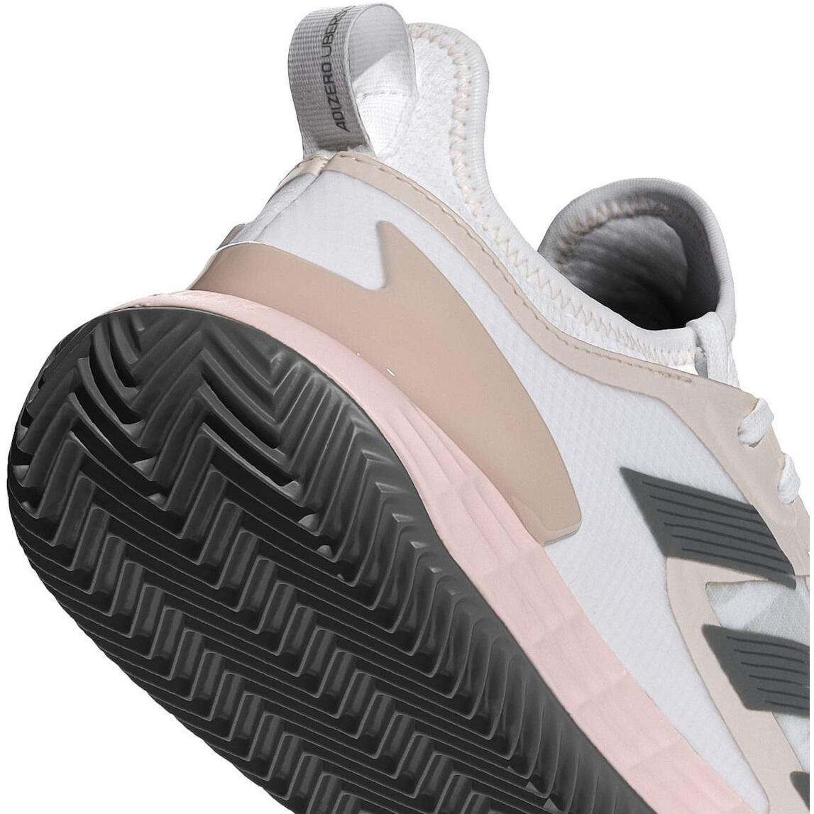 Zapatillas adidas Adizero Ubersonic 4.1 Clay, Gris, Unisexo 3/5