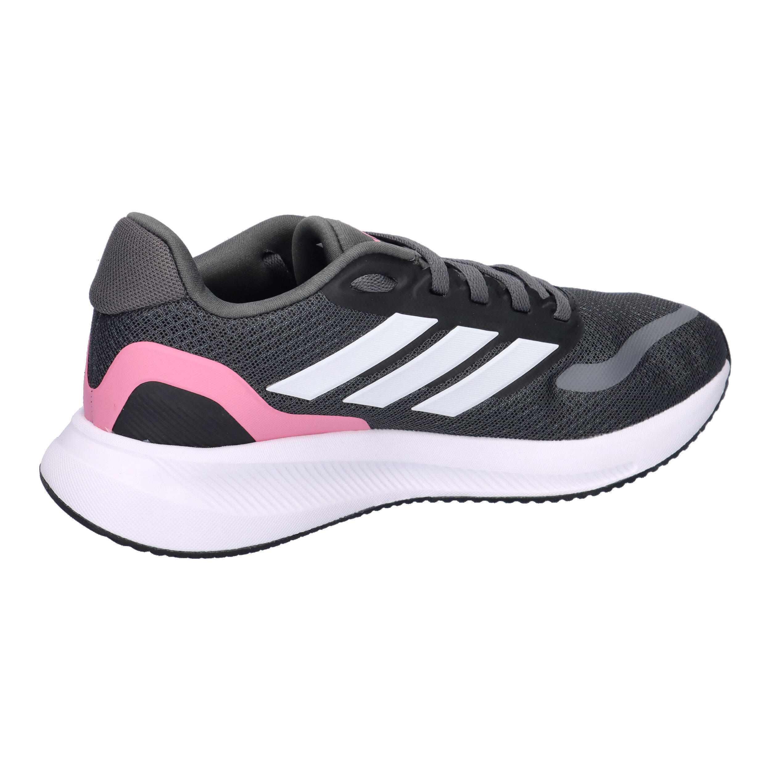 Deportivas Running Mujer Suela Plana - Modelo Jq8668 Negro 7/7