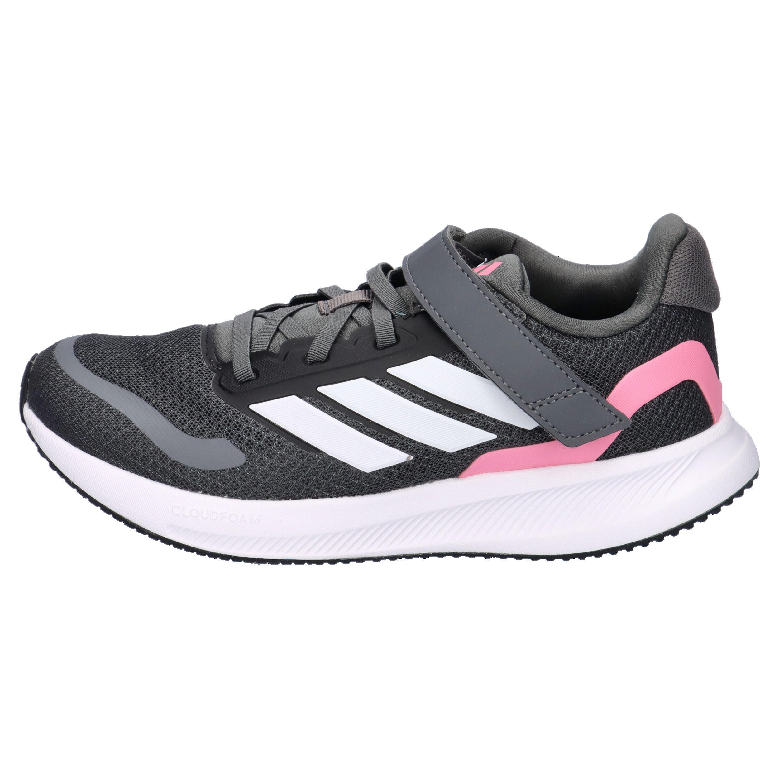 Deportivas Running Niña Suela Plana - Modelo Jq8669 Negro 2/7