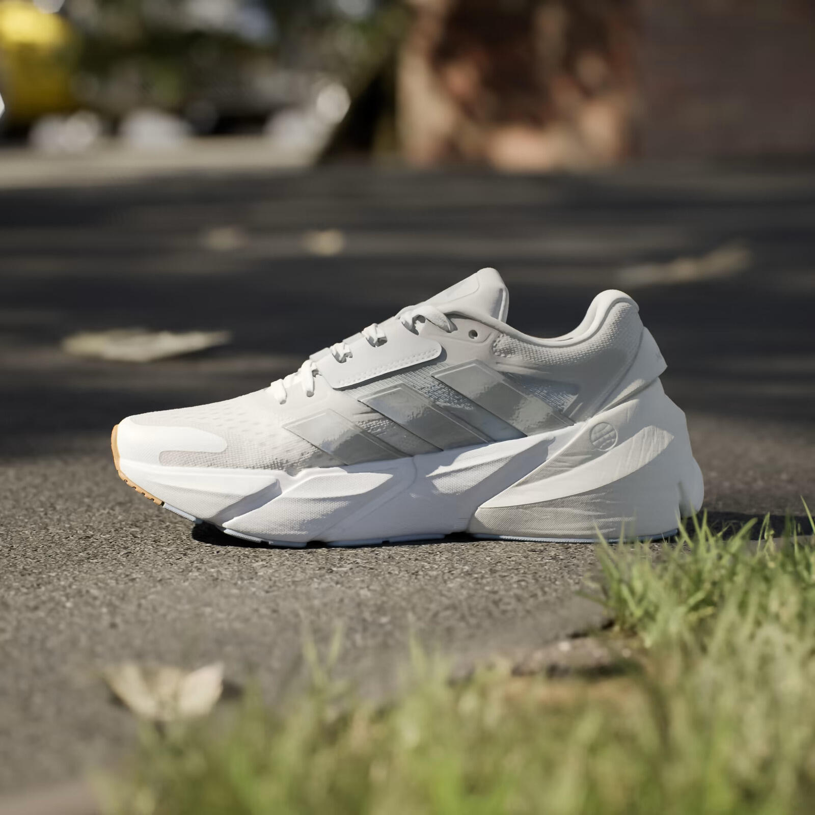 Zapatillas adidas Adistar 2.0 Running Shoe Cloud, Blanco, Unisexo 3/5