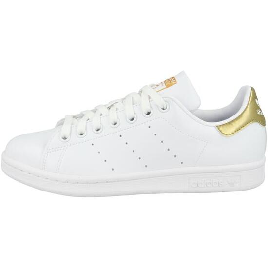 Zapatillas Adidas Original Stan Smith W Oro Blanco Mujer