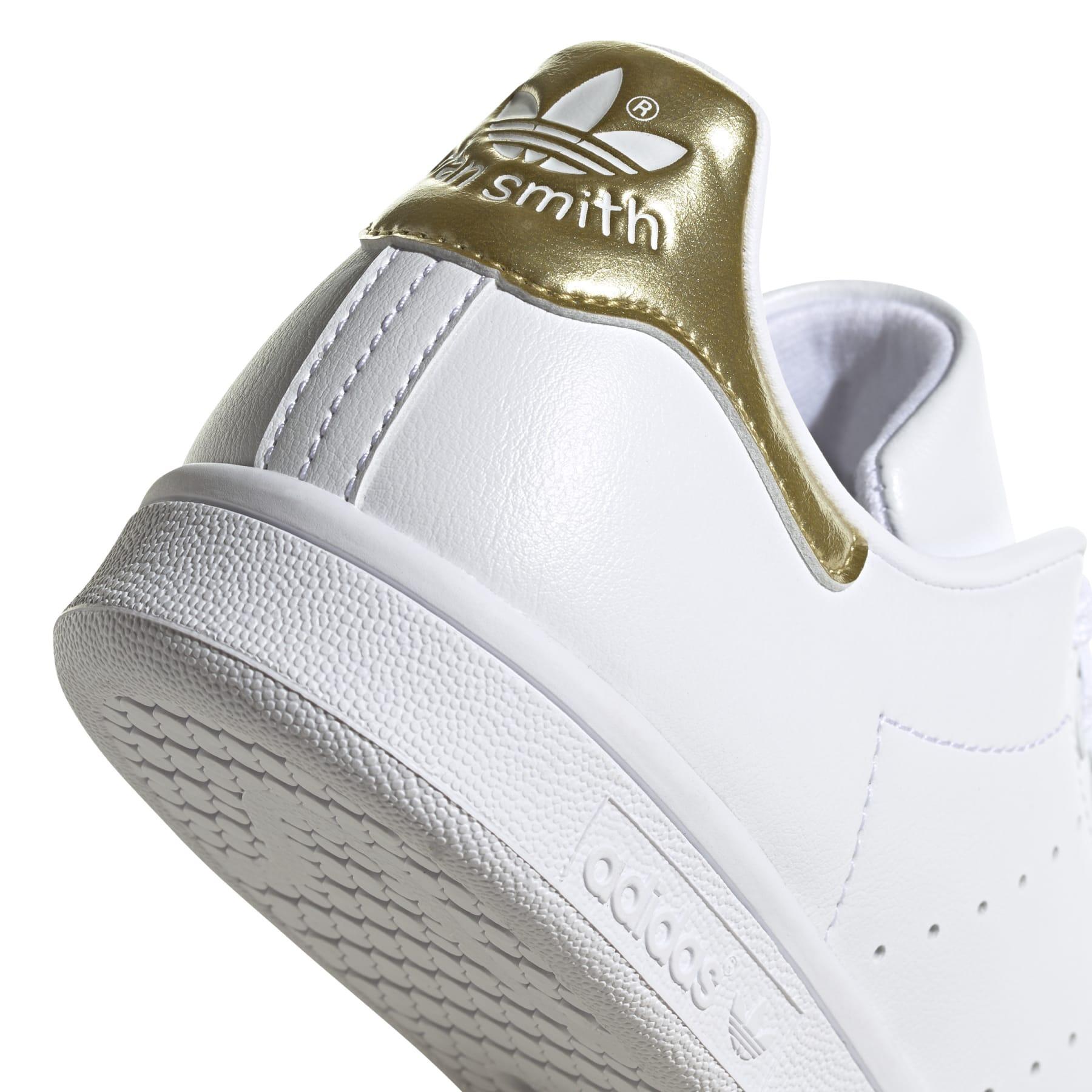 Zapatillas Adidas Original Stan Smith W Oro Blanco Mujer 7/7