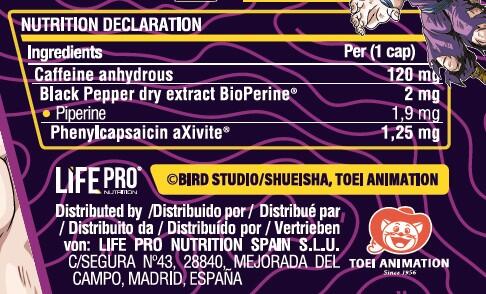 Ultra Cut Preworkout Dragon Ball Z Edition - 60 LifePRO-capsules 3/5