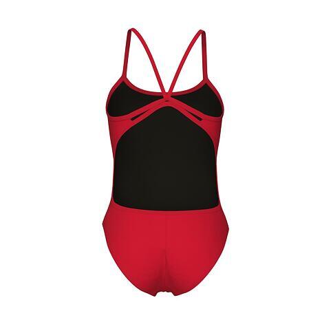 Maillot de Bain Arena Team Dos Lace Uni Rouge Femme 6/7