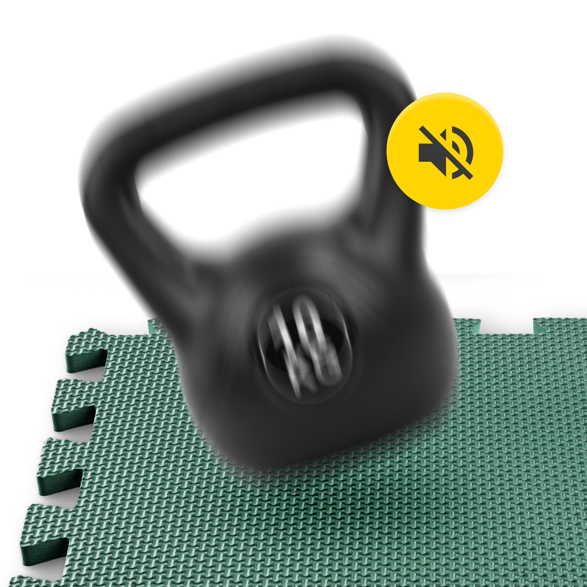 Puzzelmat fitness antislip EVA-schuim vloerbescherming 30x30x1cm 24st 4FIZJO 5/7