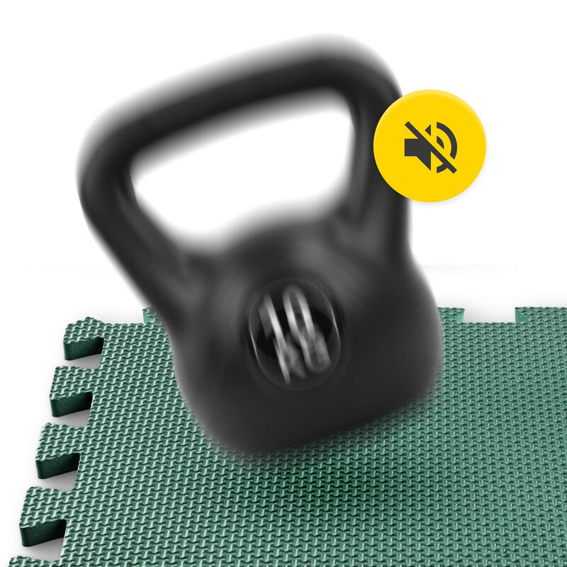 Saltea de protecție din spumă sub echipamentele de fitness 4FIZJO PUZZLE