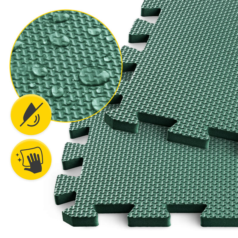 Saltea de protecție din spumă sub echipamentele de fitness 4FIZJO PUZZLE