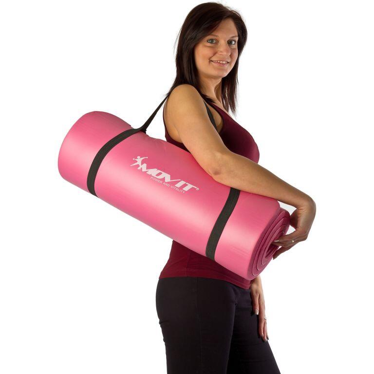 Esterilla de yoga MOVIT 183x60x1 cm en lila 3/7