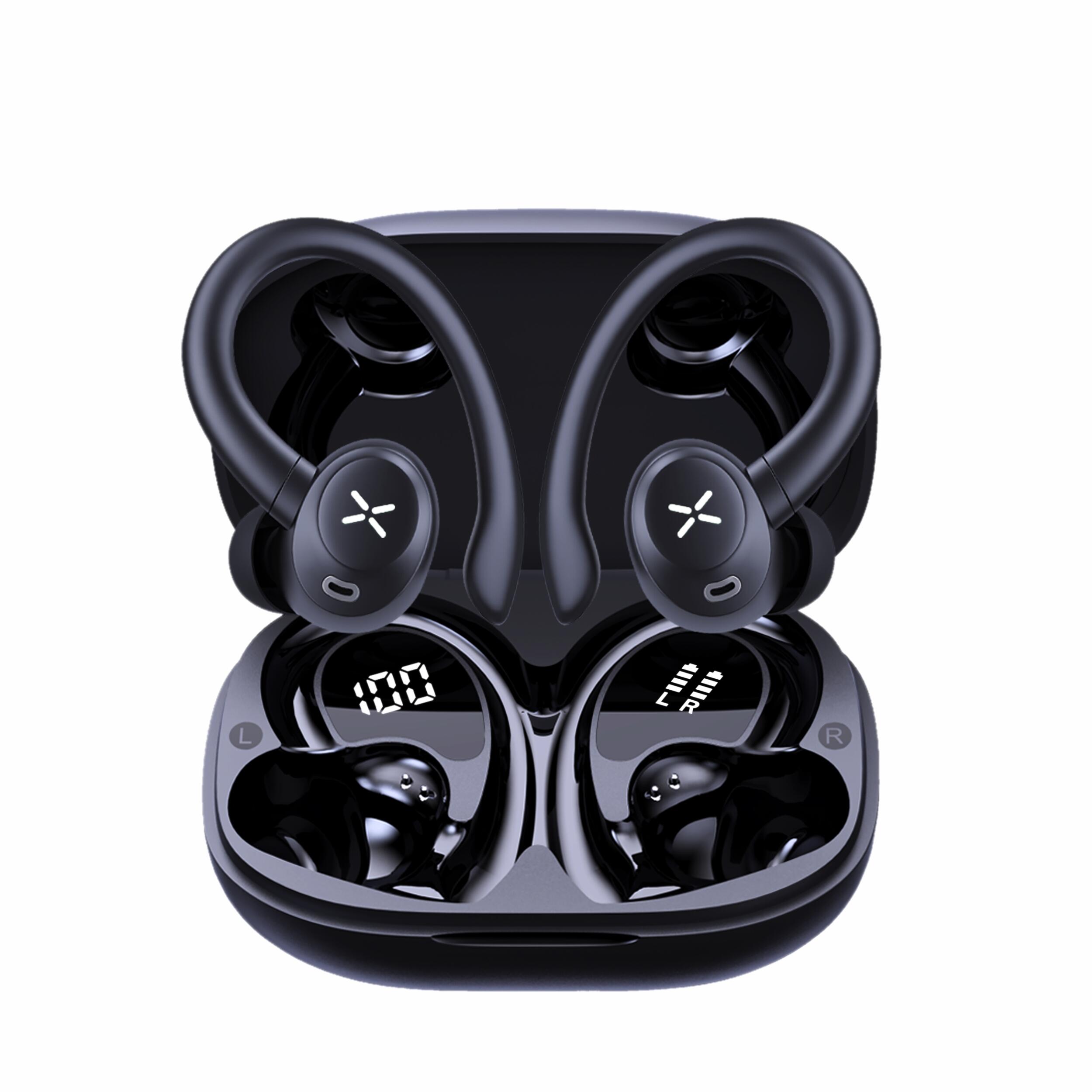 Słuchawki bezprzewodowe TWS douszne sportowe Manta RYTMO Sport 2 Czarne