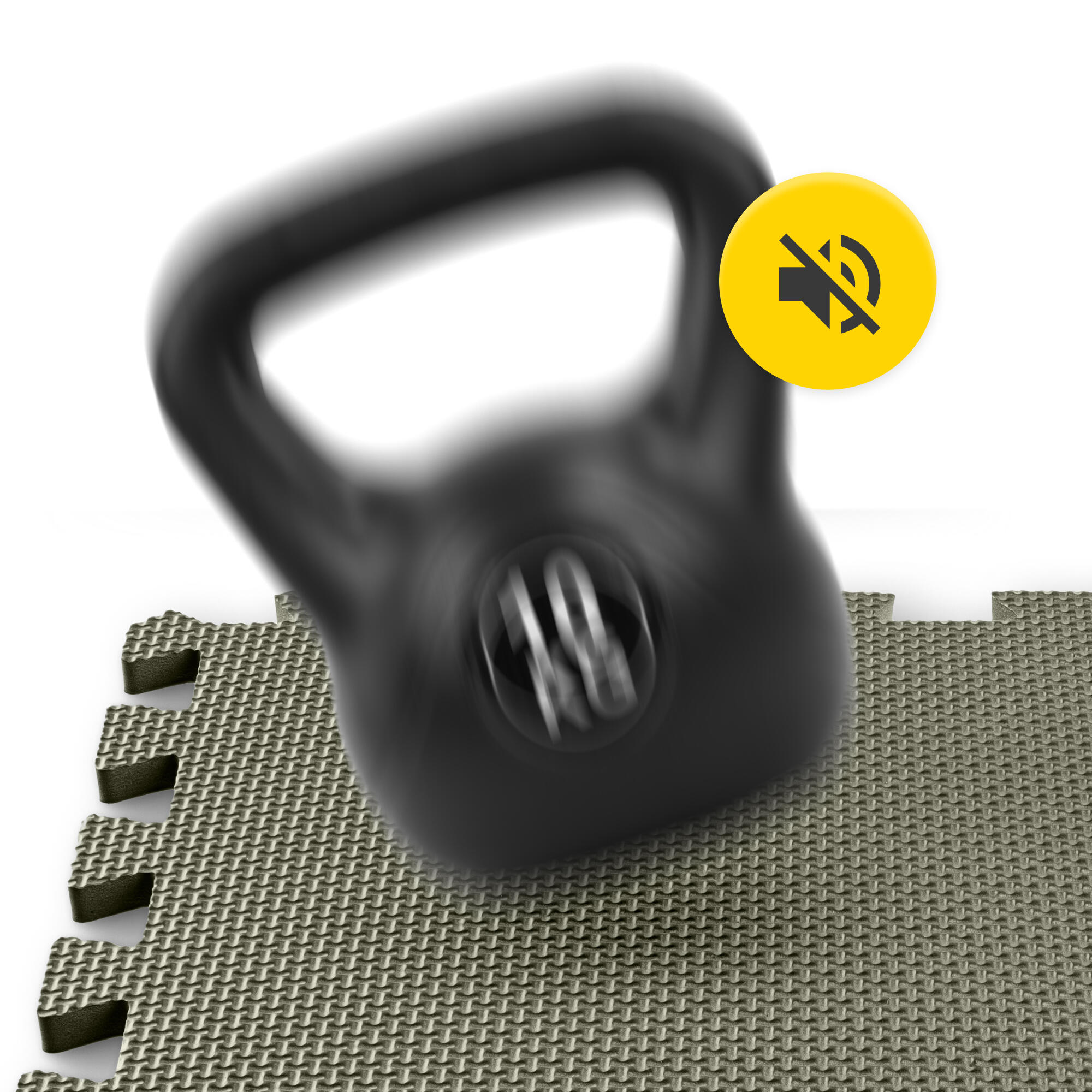 Puzzelmat fitness antislip EVA-schuim vloerbescherming 30x30x1cm 24st 4FIZJO 5/7