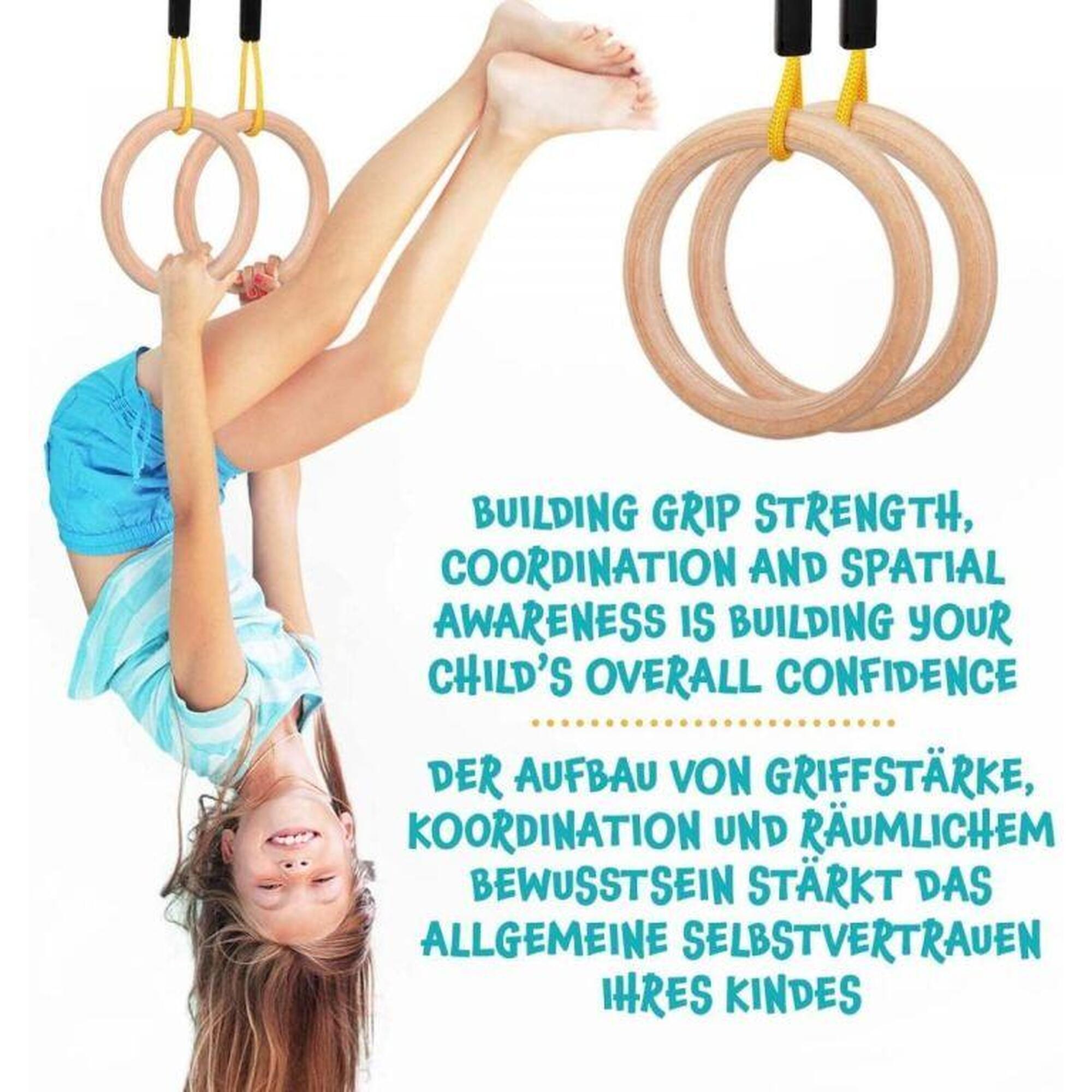 Spalier gimnastică multifuncțional cu bară tracțiuni inele Physionics
