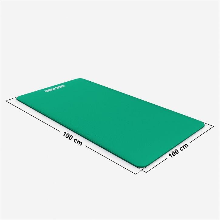 Esterilla Yoga Pilates Gorilla Sports Verde 190cm x 100cm x1,5Cm 4/7