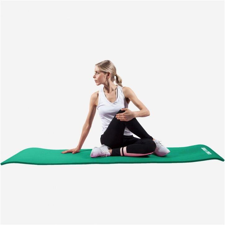 Esterilla Yoga Pilates Gorilla Sports Verde 190cm x 100cm x1,5Cm 5/7