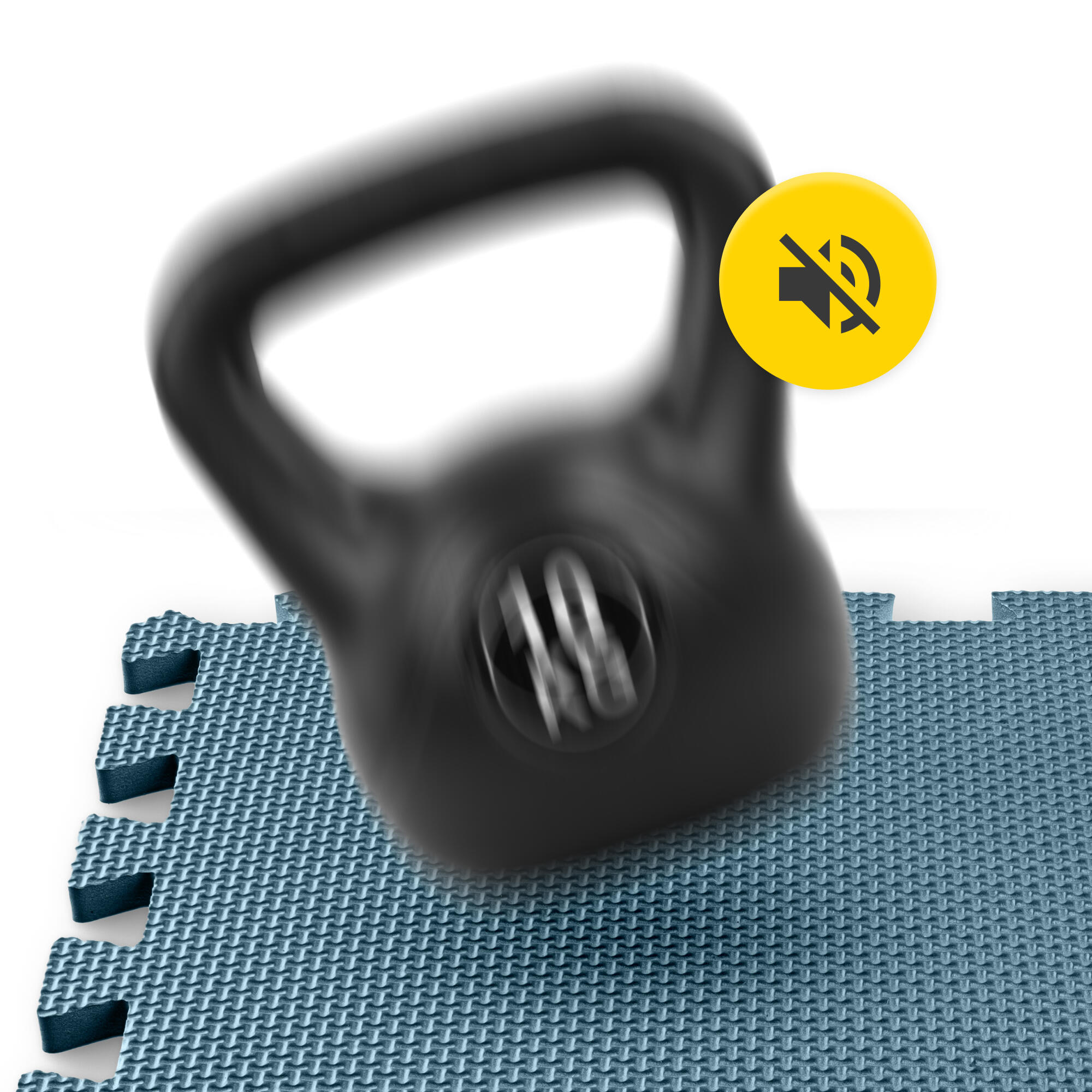 Puzzelmat fitness antislip EVA-schuim vloerbescherming 30x30x1cm 24st 4FIZJO 5/7